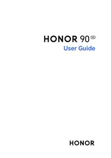 Honor 90 manual. Camera Instructions.